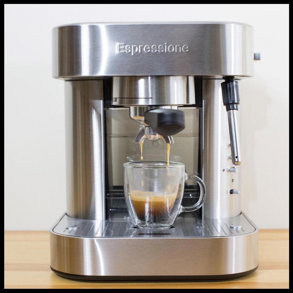 Compact sleek espresso machine. Makes delicious espresso! In box. Price Firm.